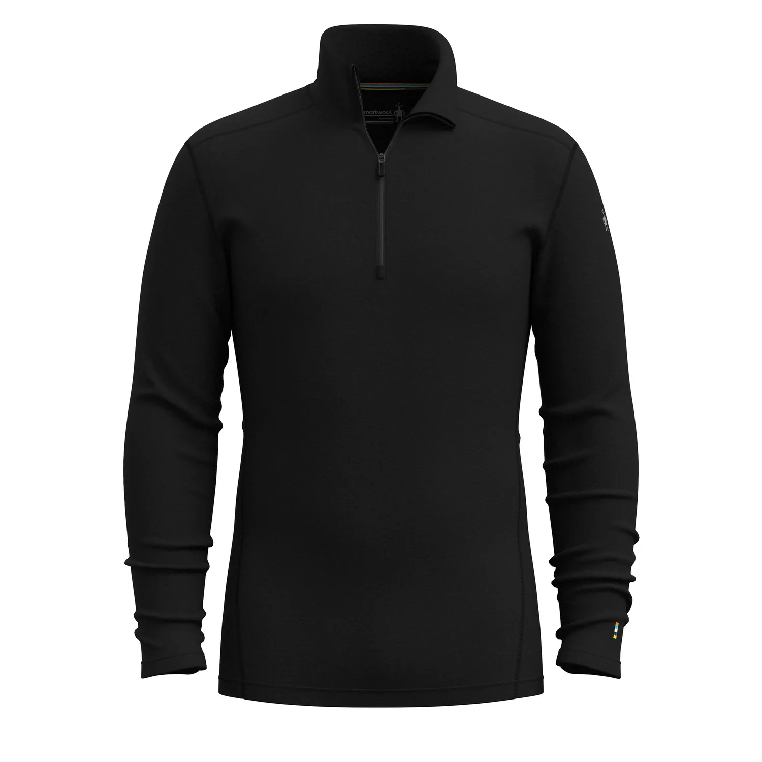 Smartwool Classic Thermal Merino undertrøye 1/4 zip svart