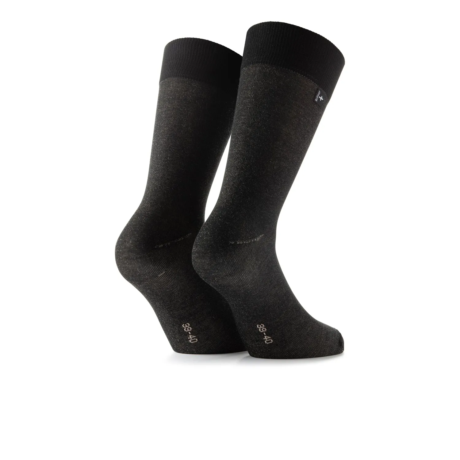 Rohner Copper Casual hverdagssokker svart 36-38