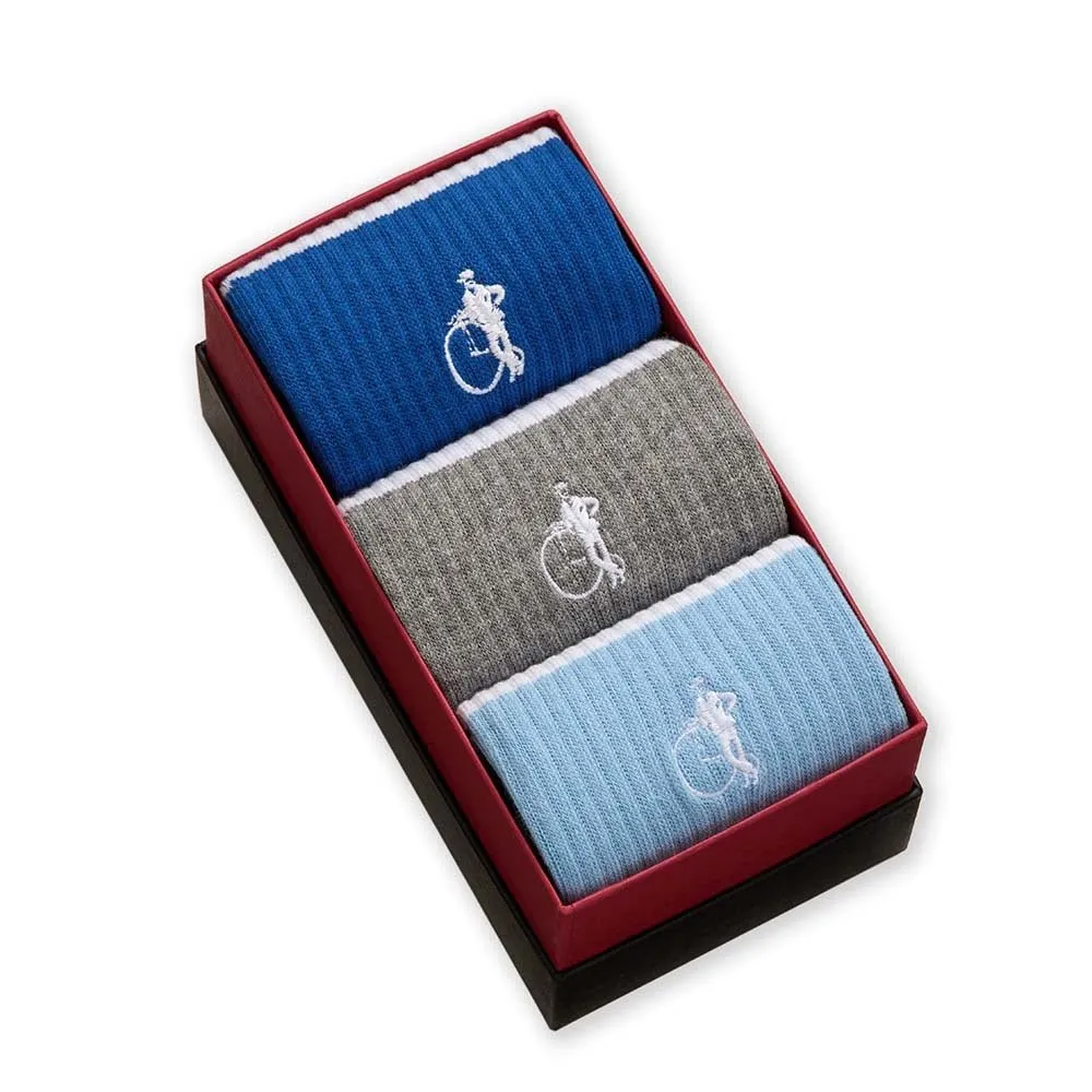 London Sock Company Retro Classics I sokker stripete 3-par