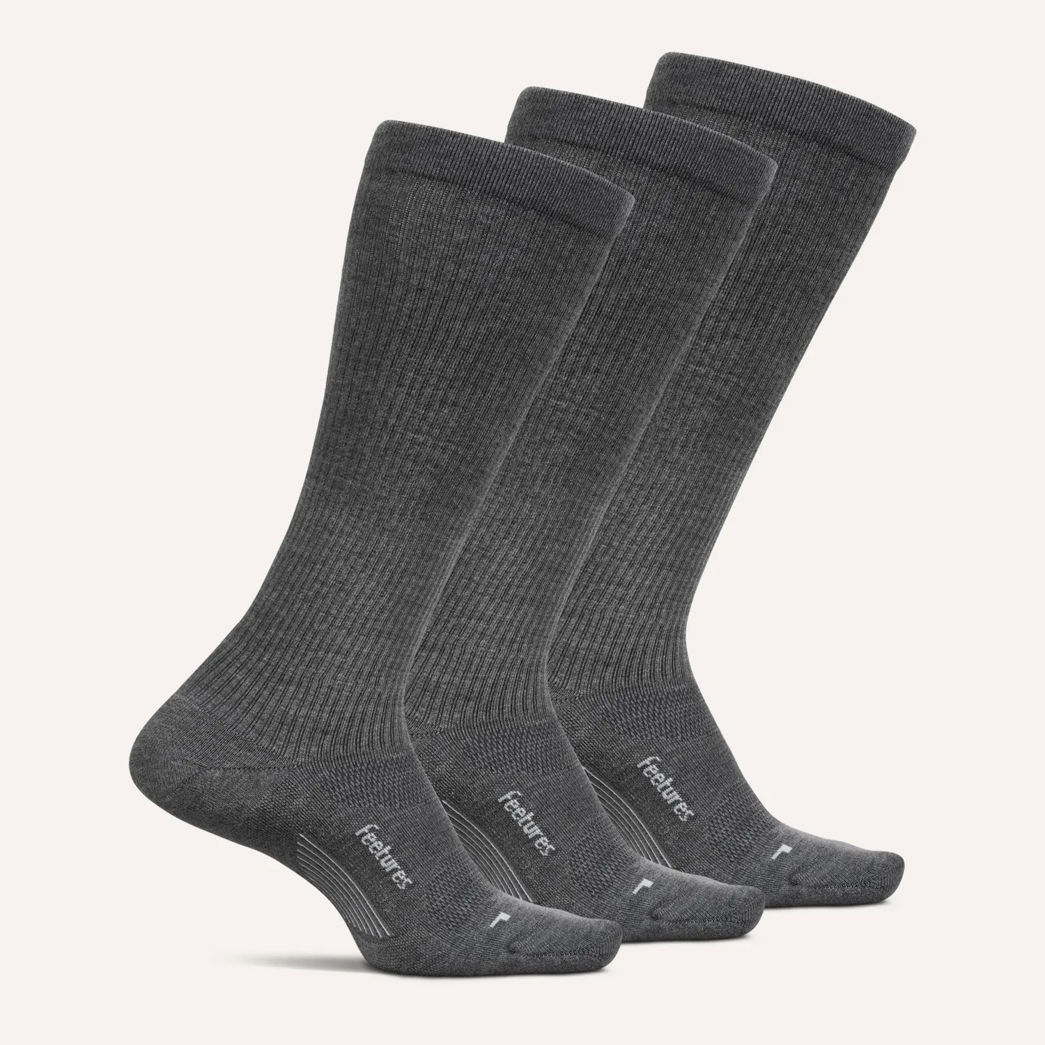 Feetures Everyday Max Cushion Knee High kompresjon 3-pk