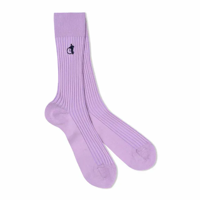London Sock Company Simply Sartorial sokker lilla bomull