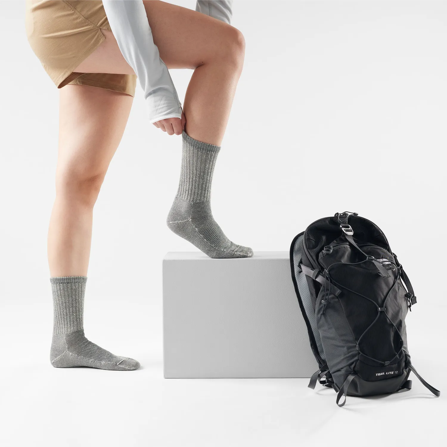 Smartwool Hike Classic Edition Crew tursokker grå medium