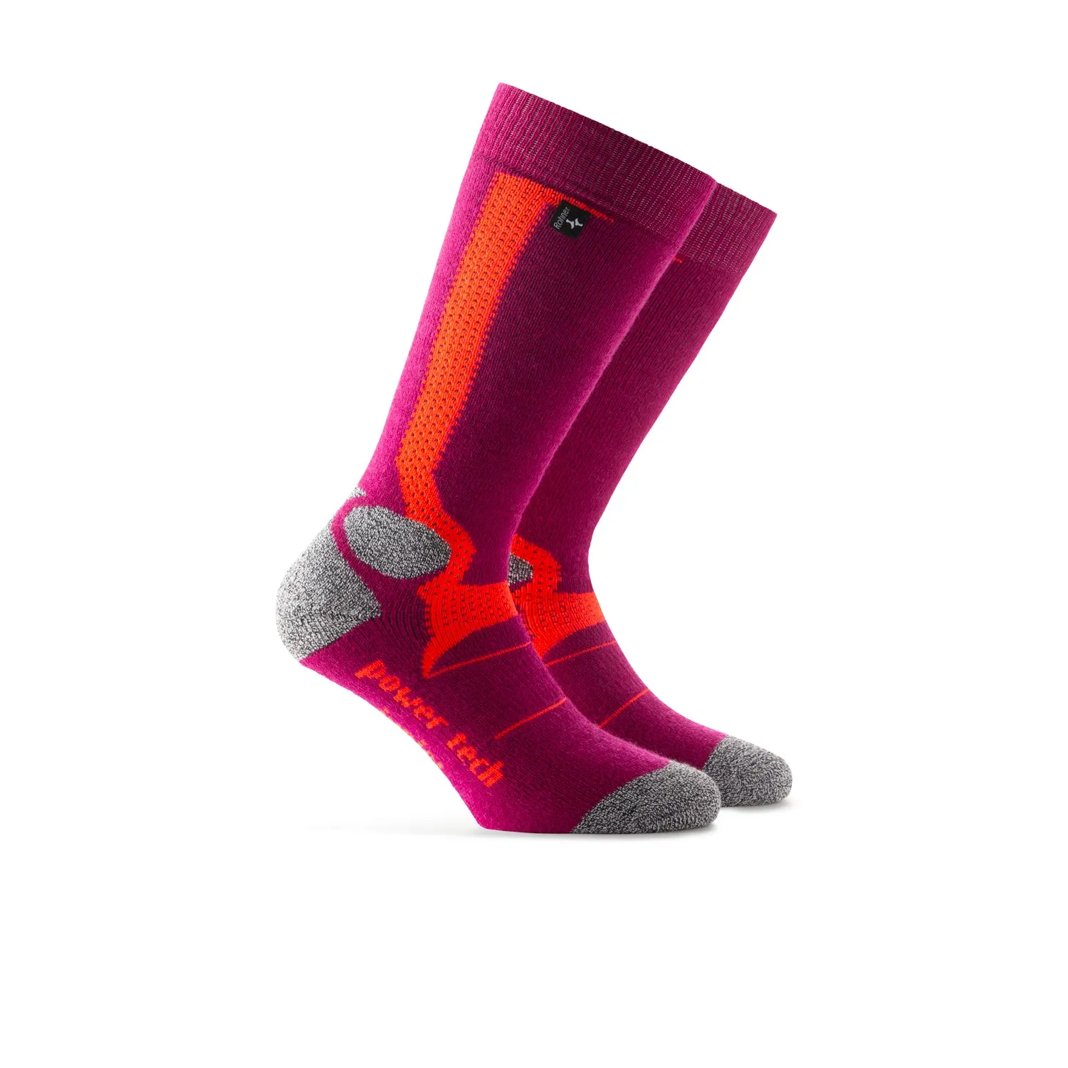 Rohner Power Tech Junior skisokker hvit 27-30