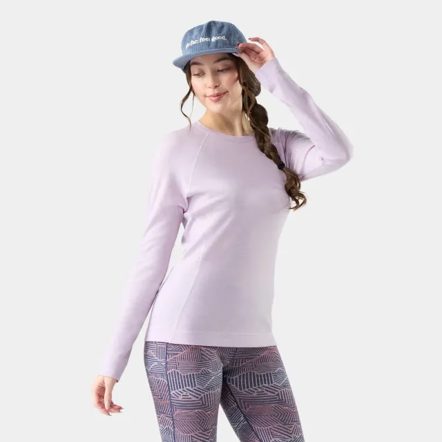 Smartwool Classic Thermal Base Layer Crew ulltrøye merino lavender sky