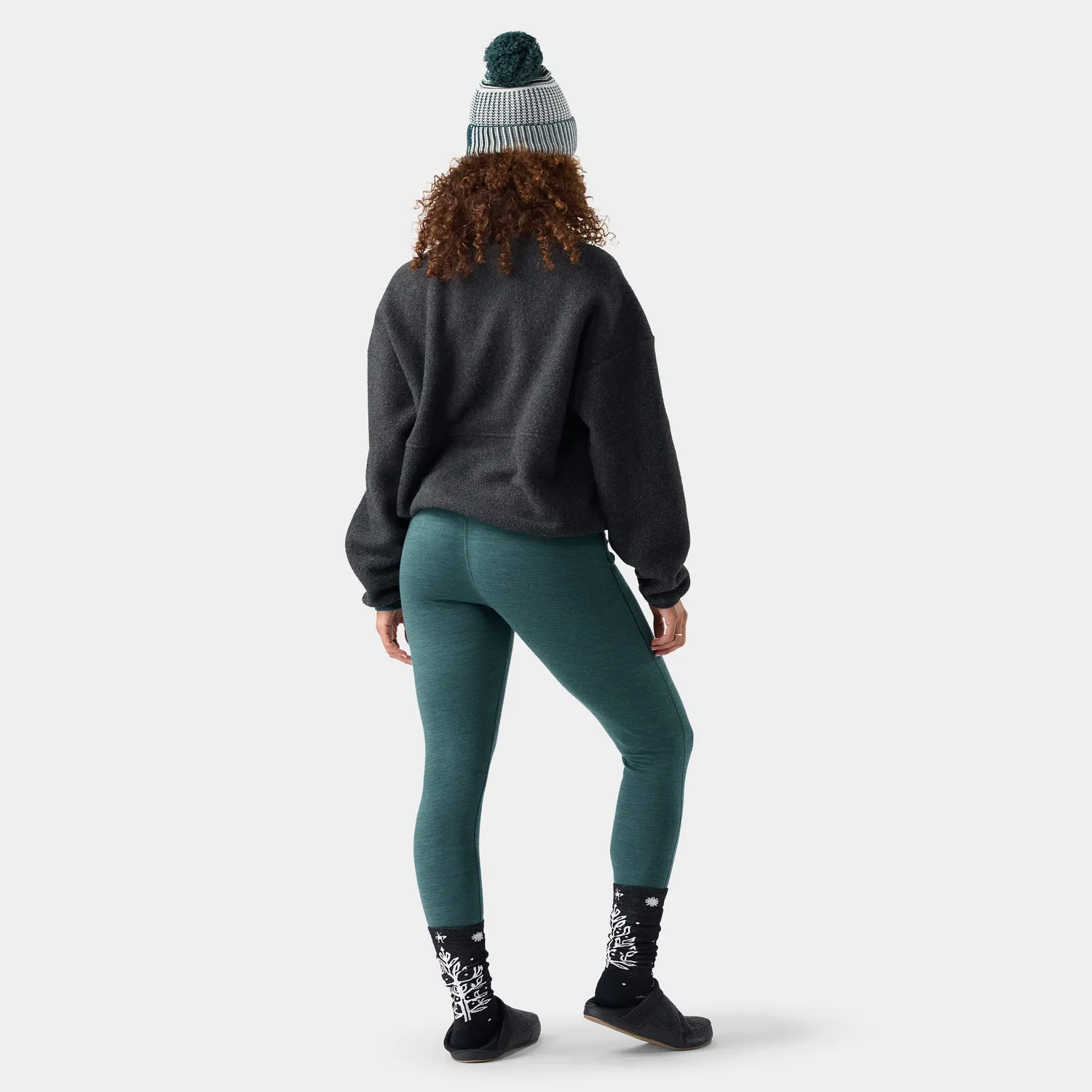Smartwool Classic Thermal ullbukse dame mørk teal