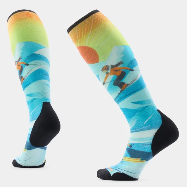 Smartwool Ski Steep Days OTC sokker Serene Blue ull