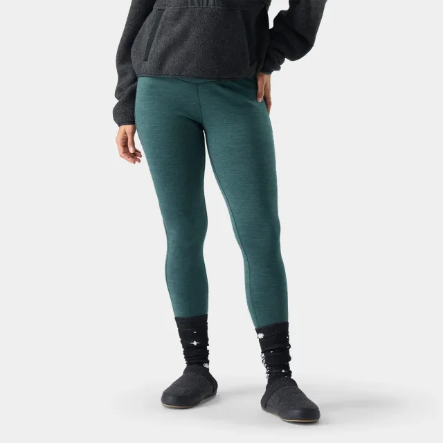Smartwool Classic Thermal ullbukse dame mørk teal