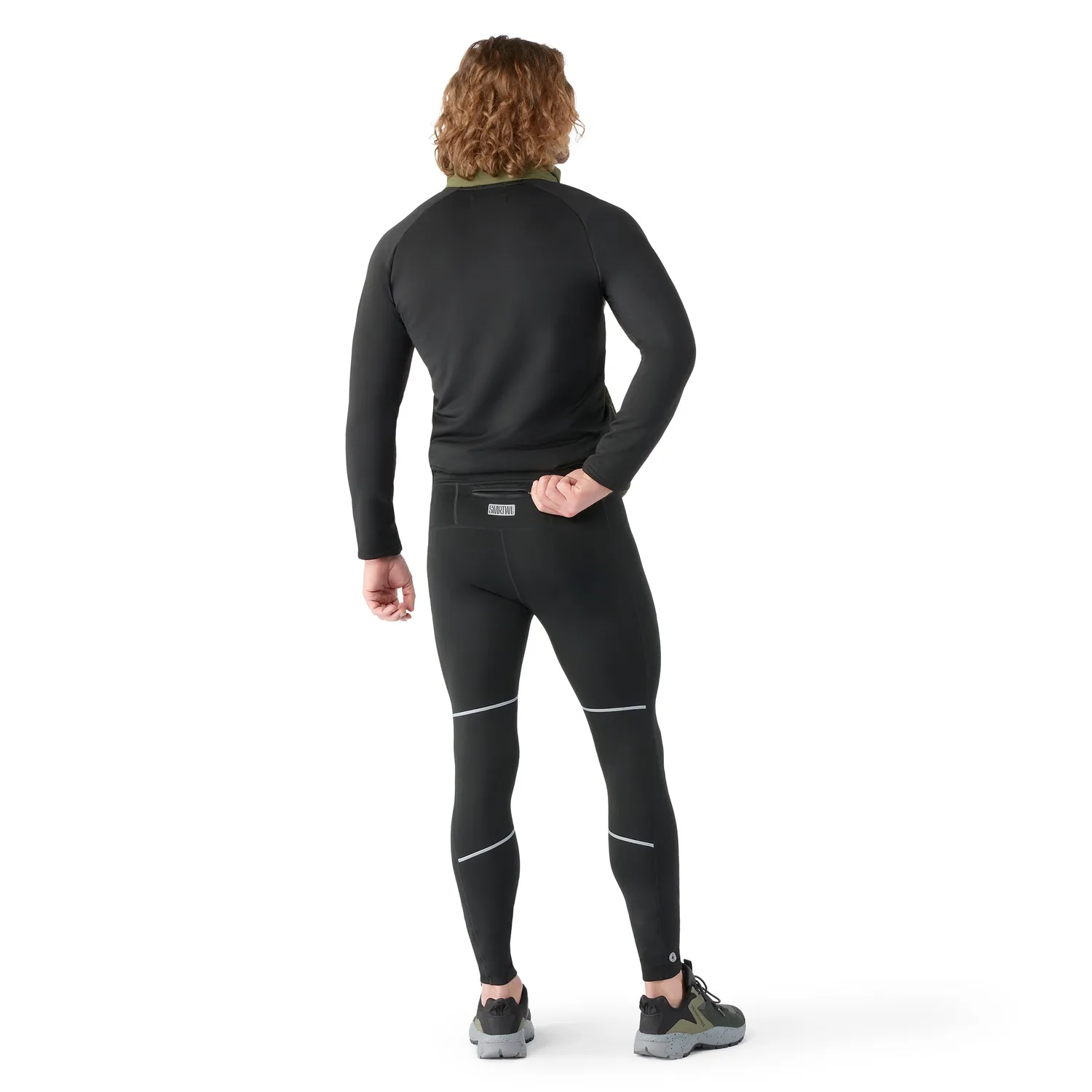 Smartwool Active Fleece Tight treningstights svart S ull