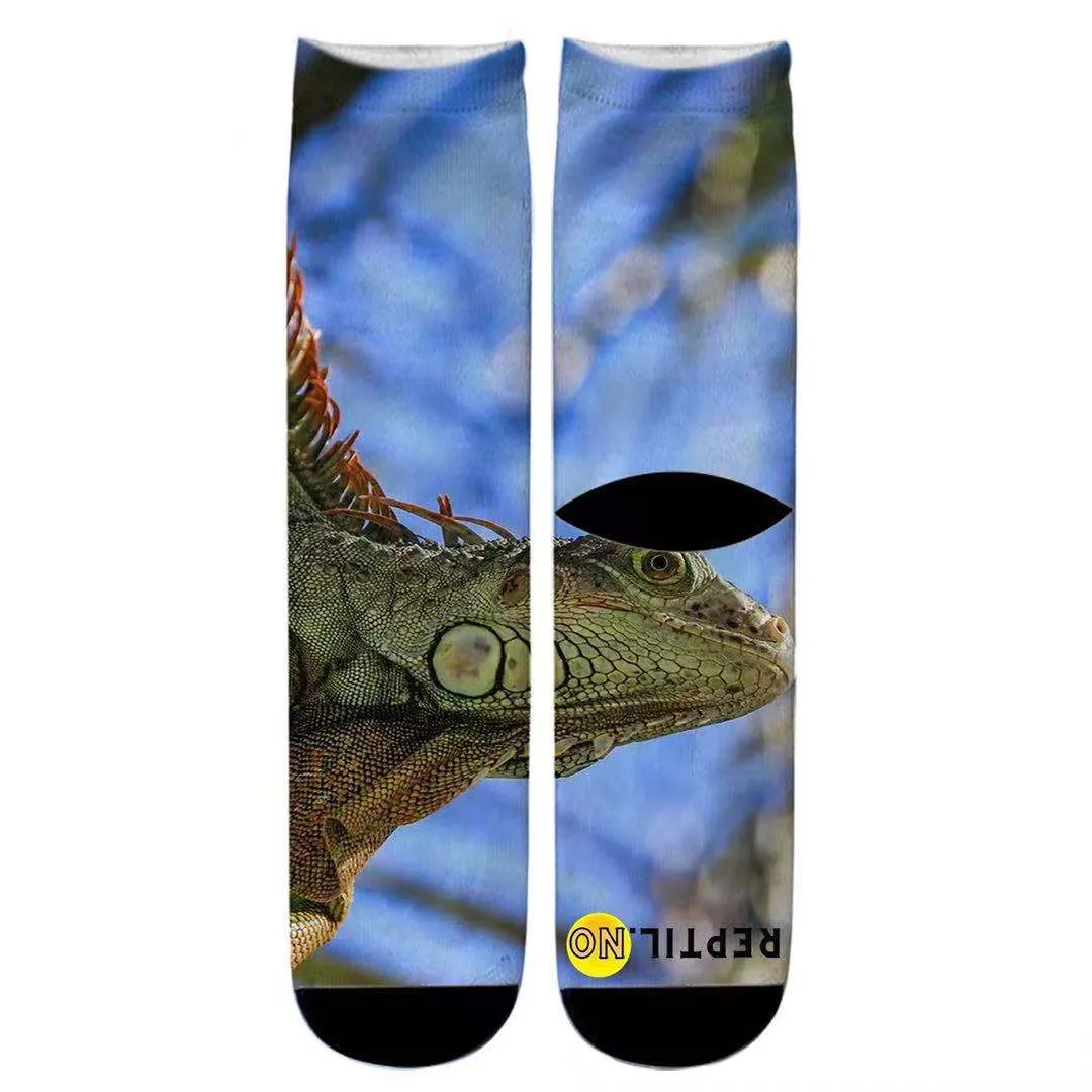 Kule-Sokker Reptil 3D sokker onesize