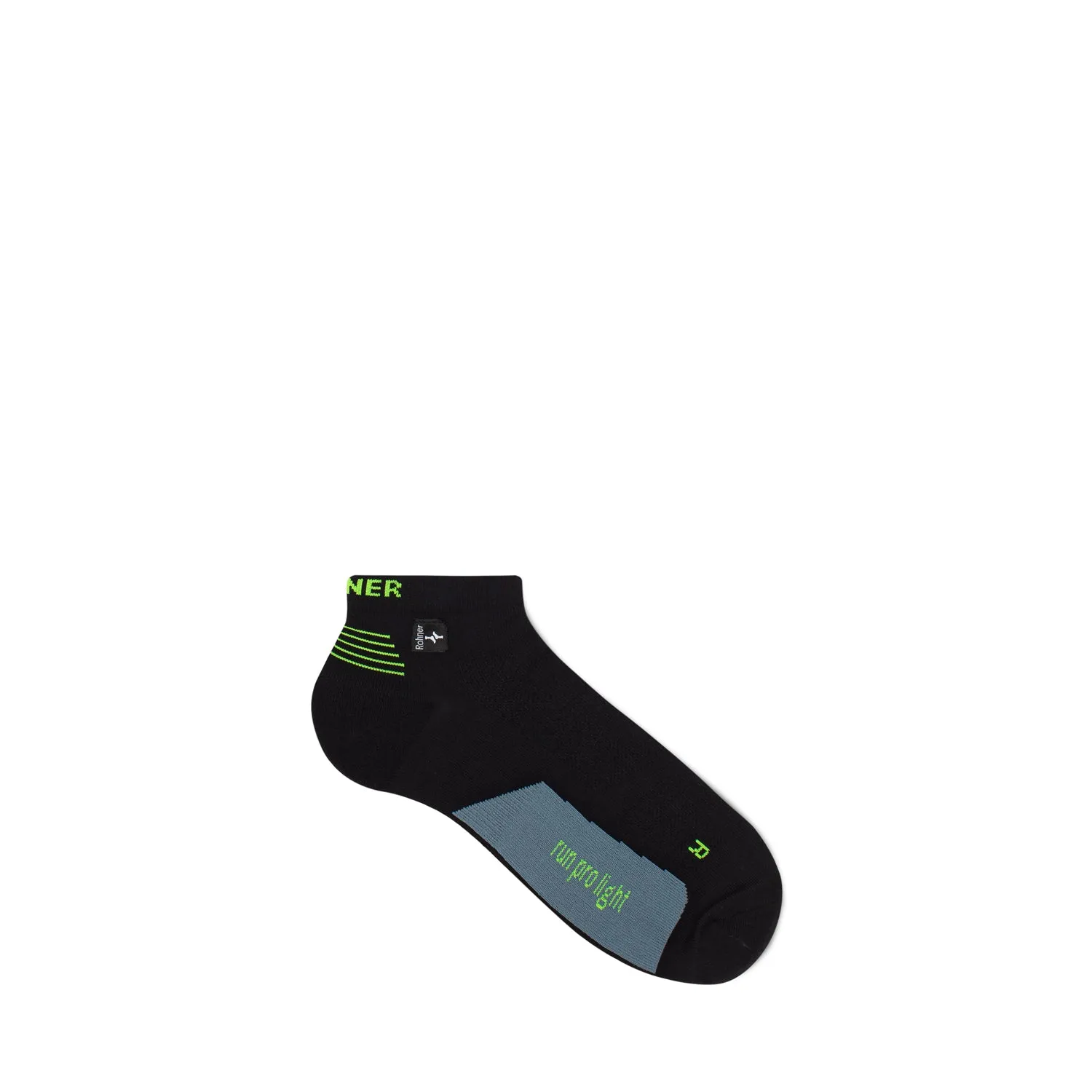 Rohner Run Pro Light l/r løpesokker svart tynn