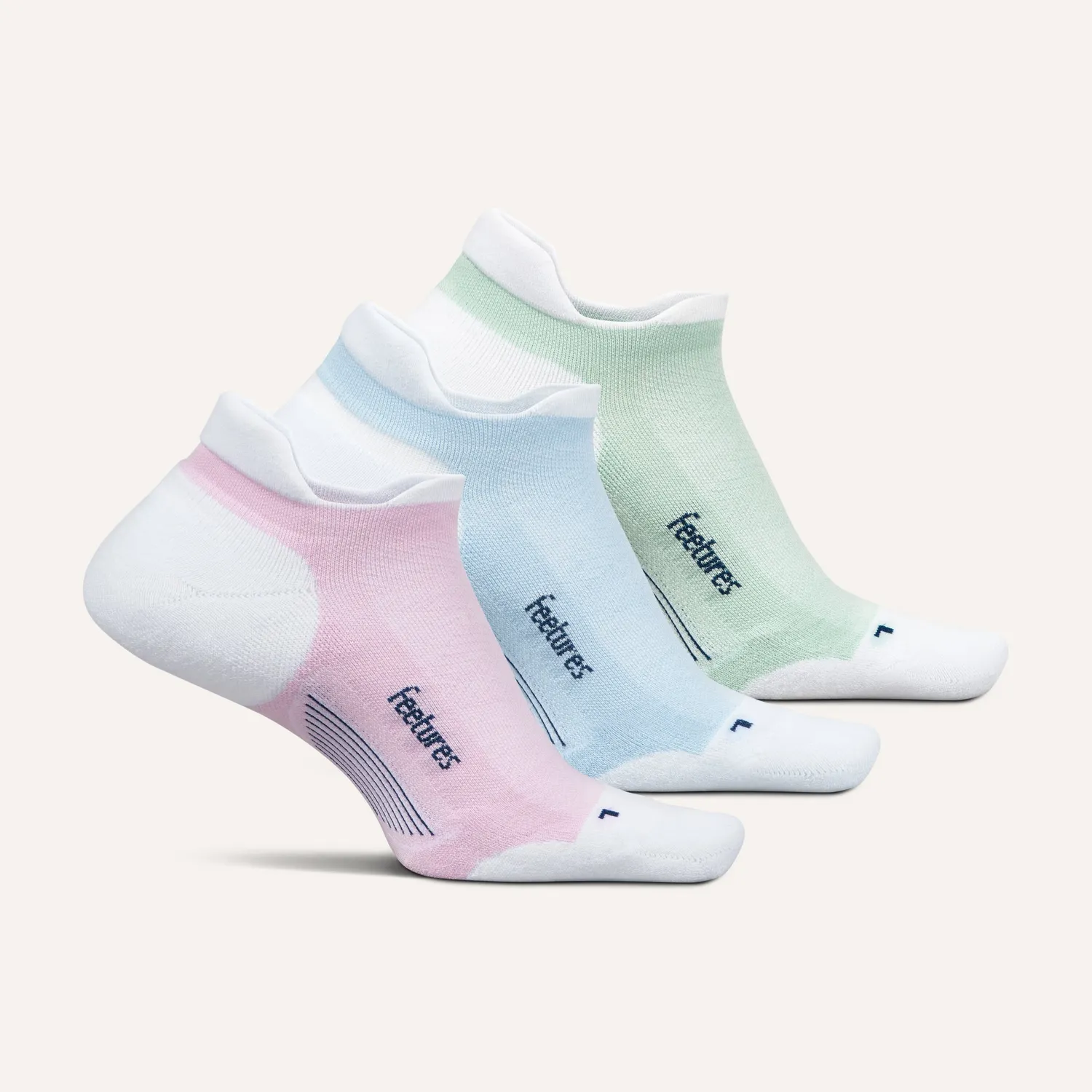 Feetures Elite Golf Max Cushion Tab sokker 3-pack hvit golf