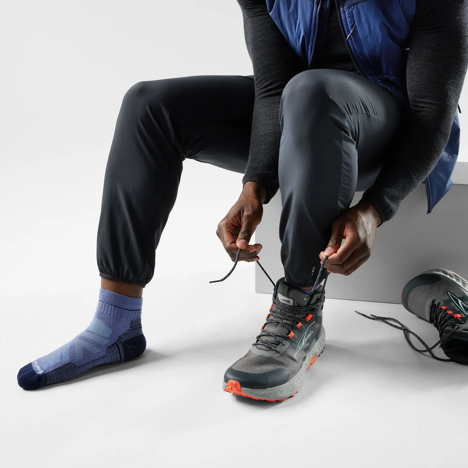 Smartwool Hike Ankle sokker Nightfall Blue merino