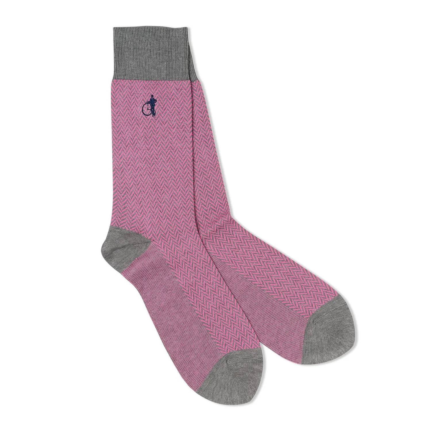 London Sock Company Bond St Herringbone II sokker 3-pack fiskebein
