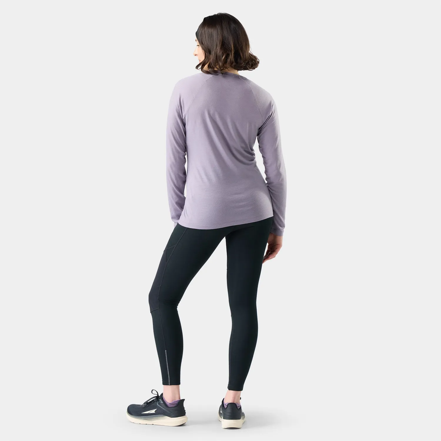 Smartwool Classic All-Season Base Layer Crew ulltrøye merino Purple Storm