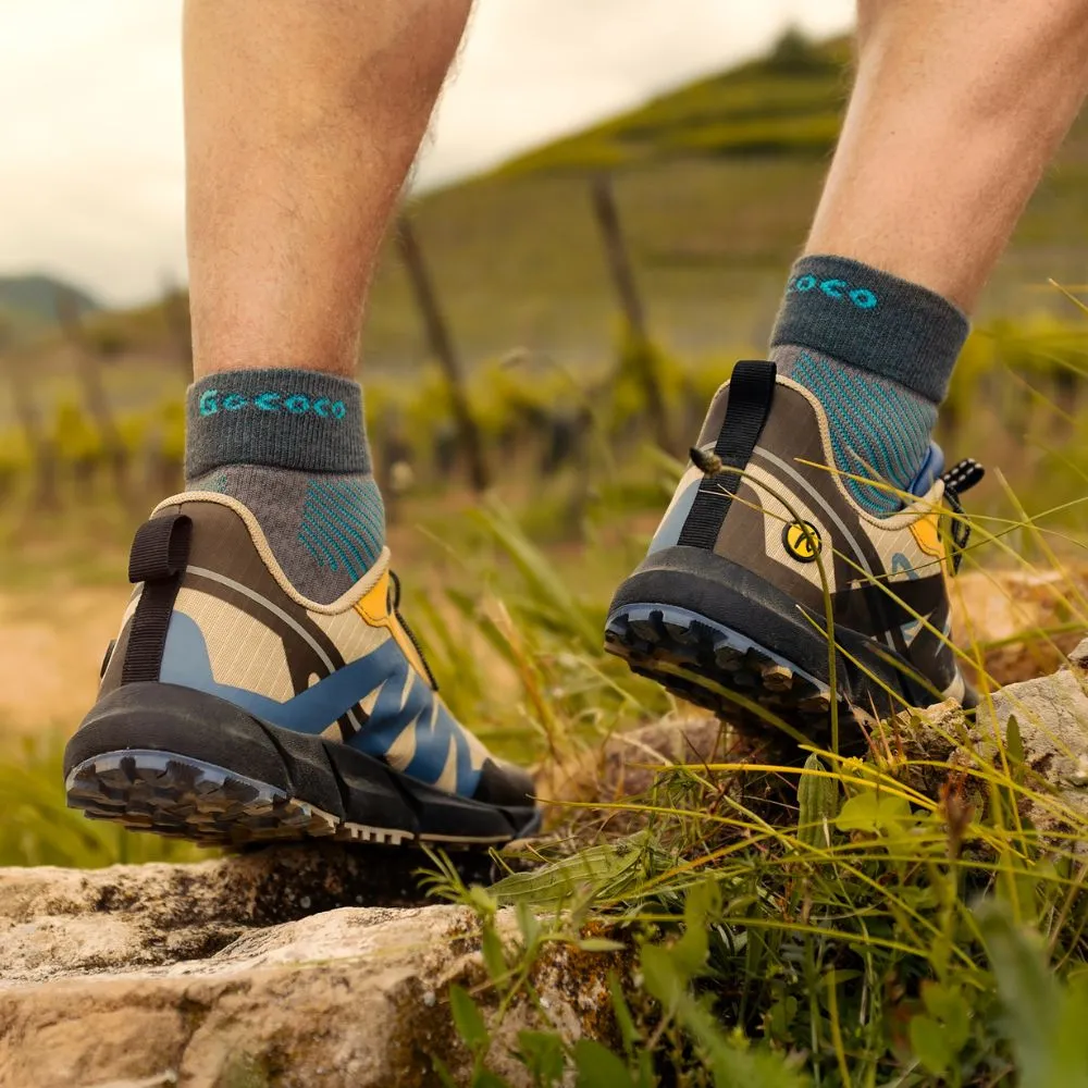 Gococo Trail Running løpesokker grå 35-38 fukttransporterende