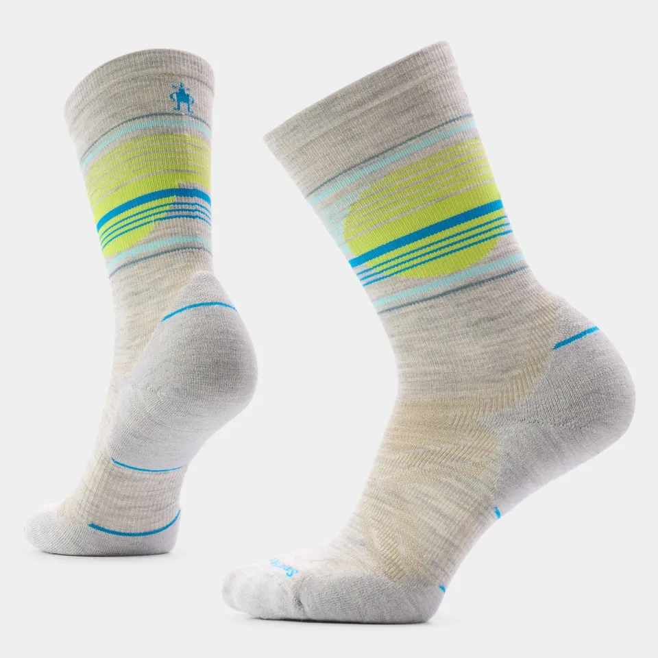 Smartwool Run Cold Weather Glow Track Crew løpesokker Ash varm