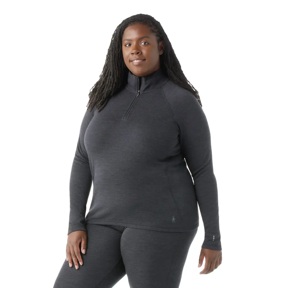Smartwool Classic Thermal Merino ulltrøye dame Charcoal ull
