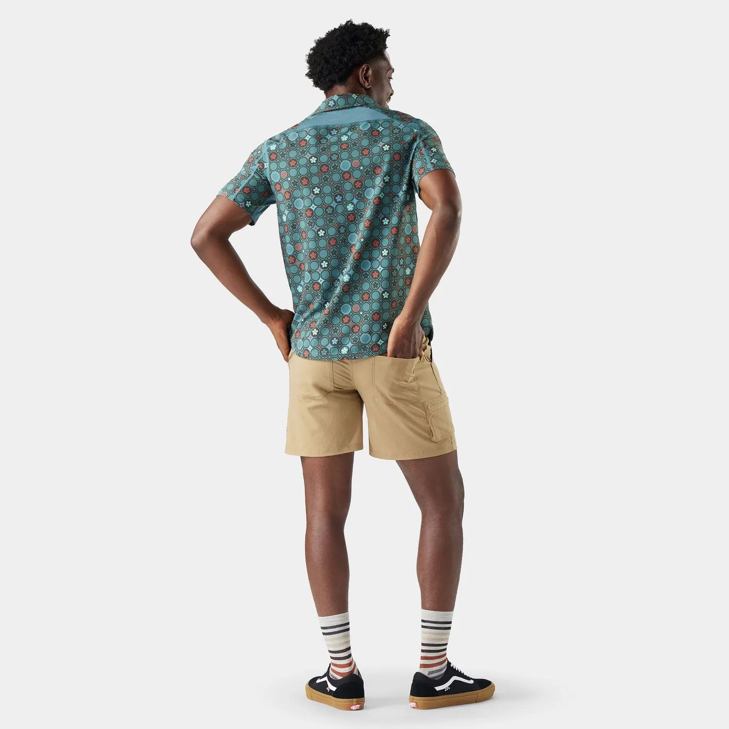 Smartwool Merino 7" Cargo turshorts herre Khaki