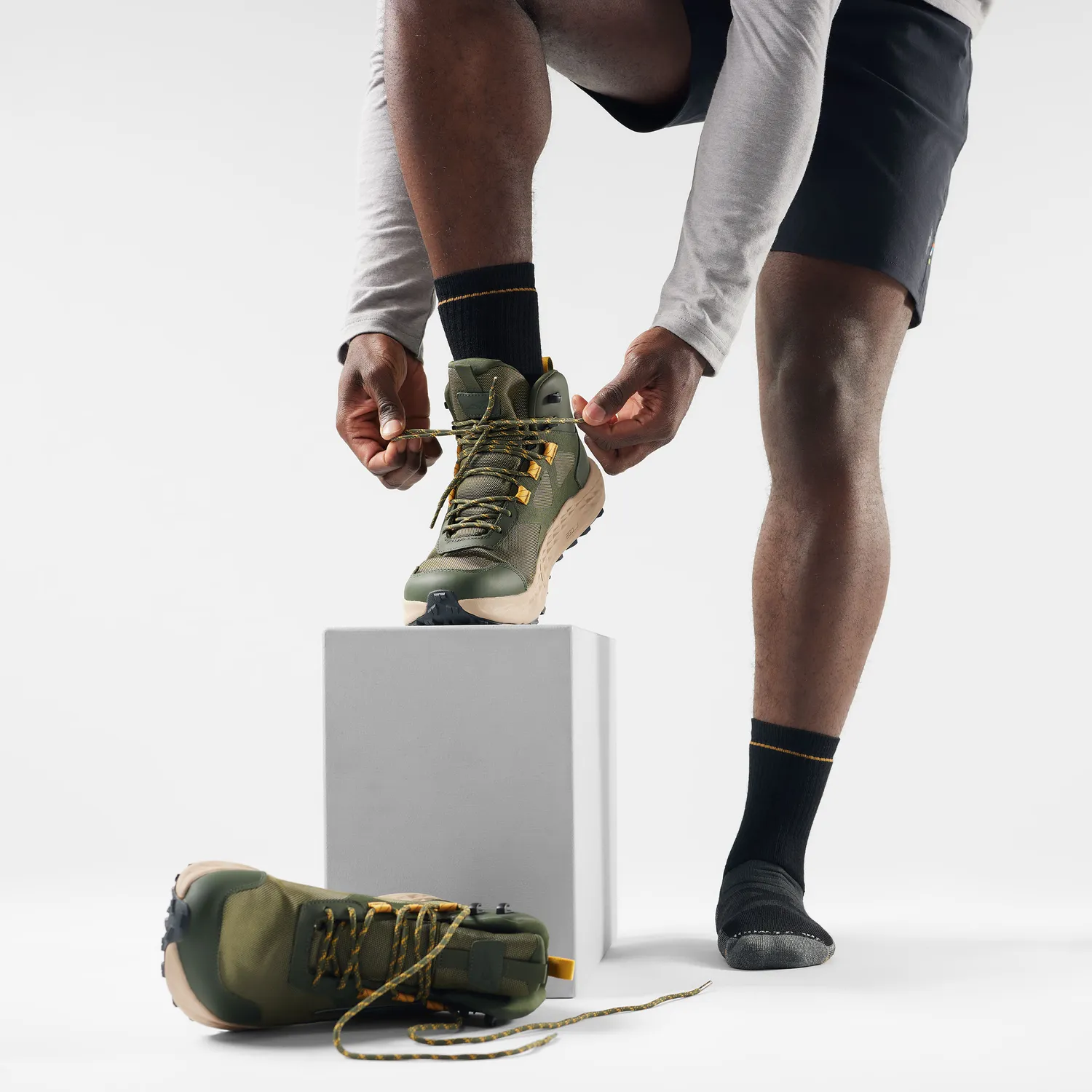 Smartwool Hike Full Cushion Crew tursokker svart merinoull