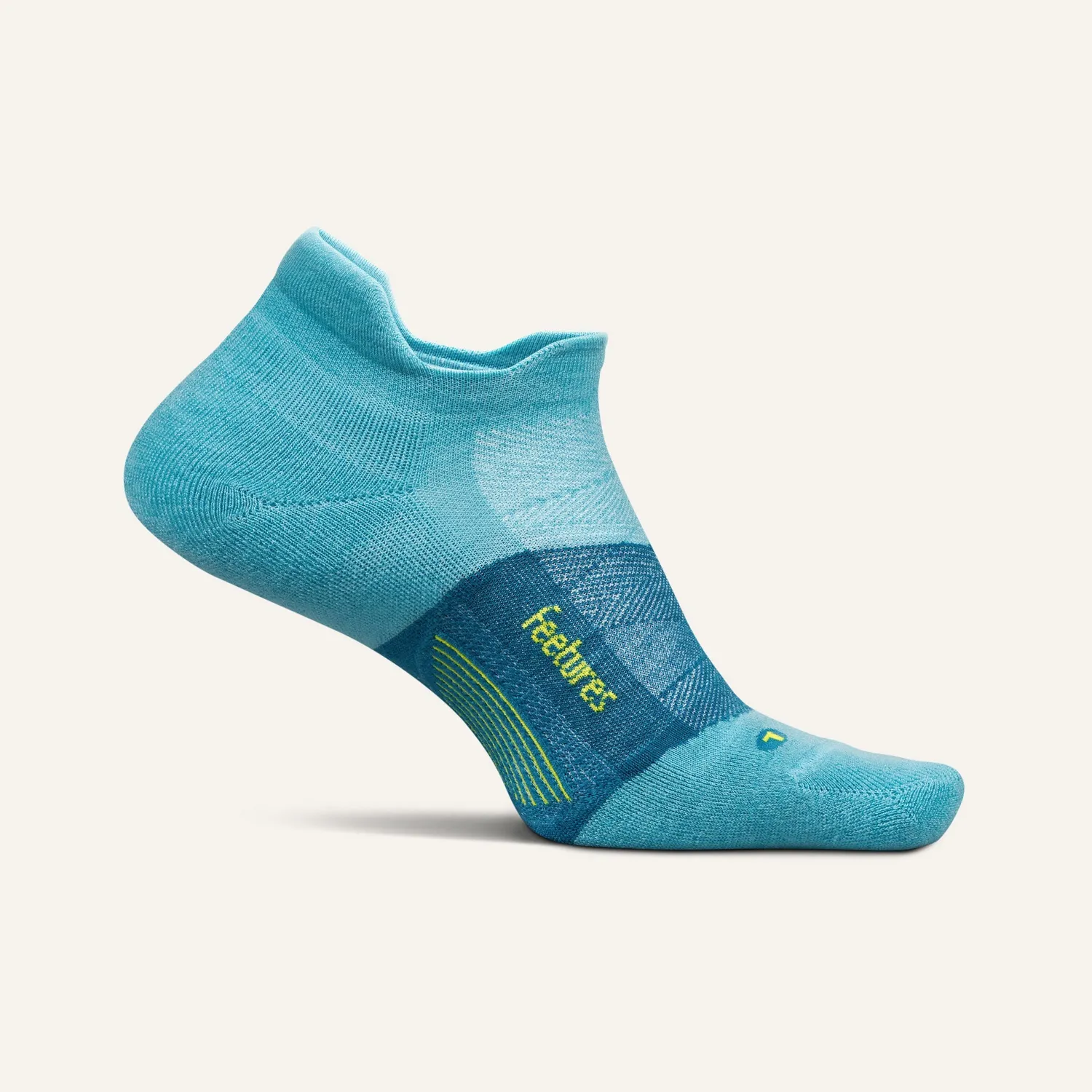 Feetures Merino 10 Ultra Light Tab sokker tahoe blue