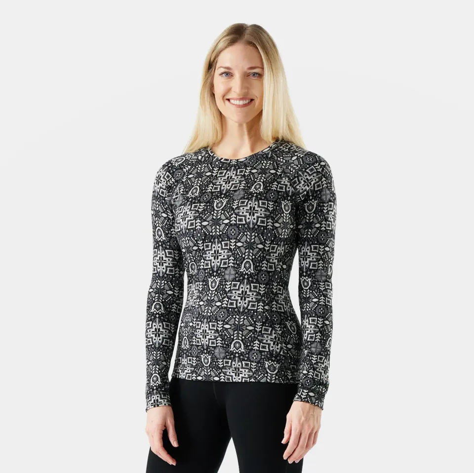 Smartwool Classic Thermal Merino undertrøye dame sort