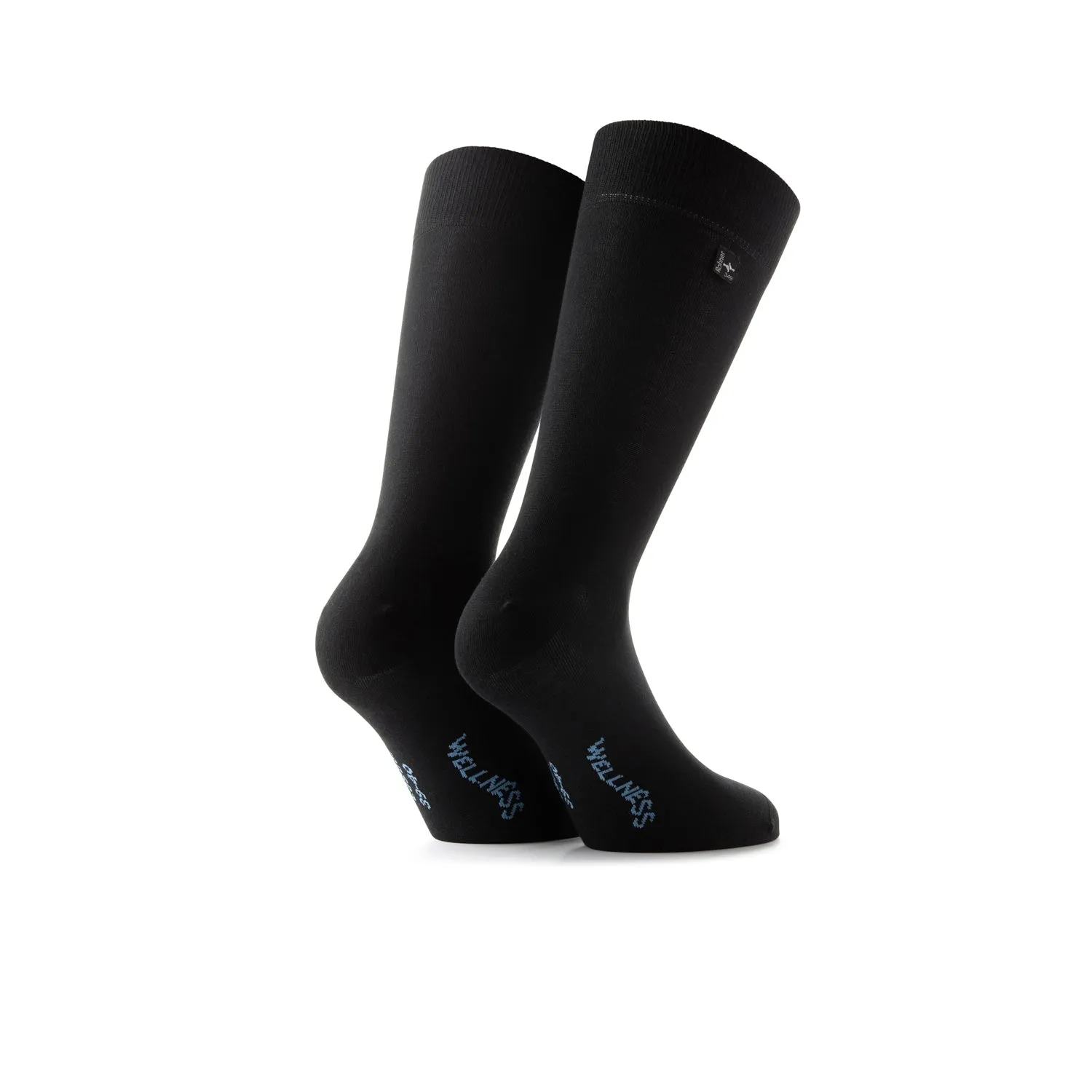 Rohner Casual herresokker svart bomull 39-46