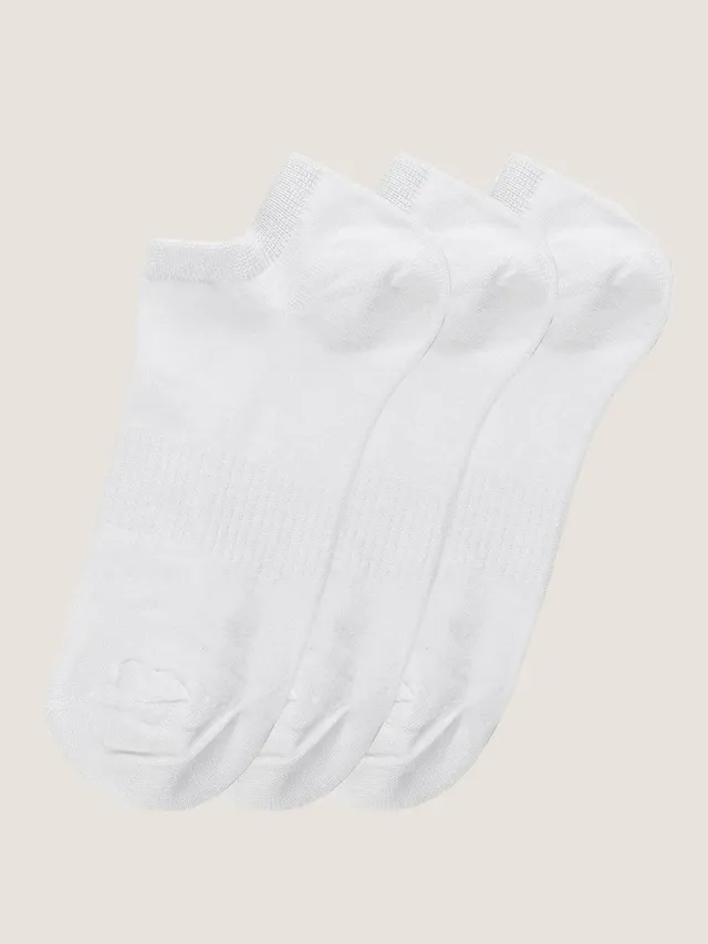 Note by Syversen Bamboo Sneaker sokker 3pk hvit
