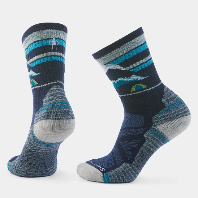 Smartwool Hike Mountain Moon Crew sokker blå lett