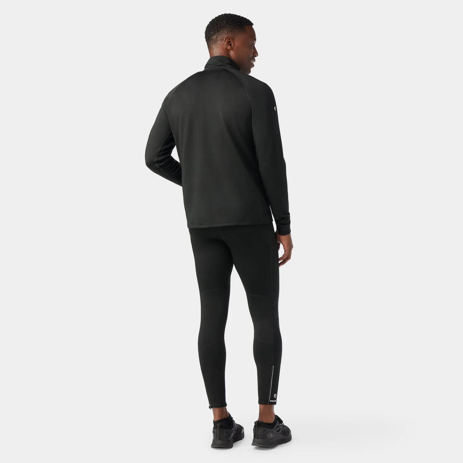Smartwool Active Fleece Wind turbukse Black M herre