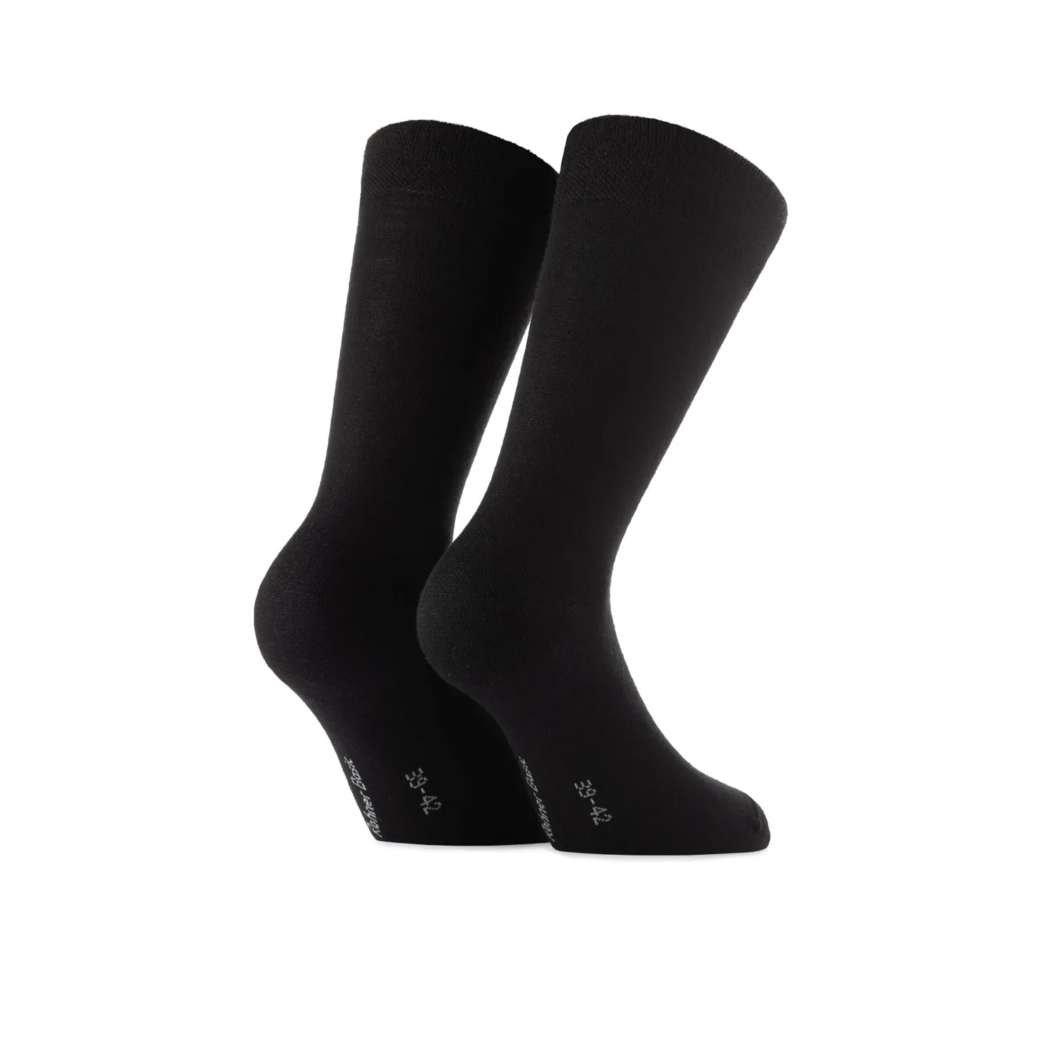 Rohner Wool Cotton ullsokker bomull 15-pack black