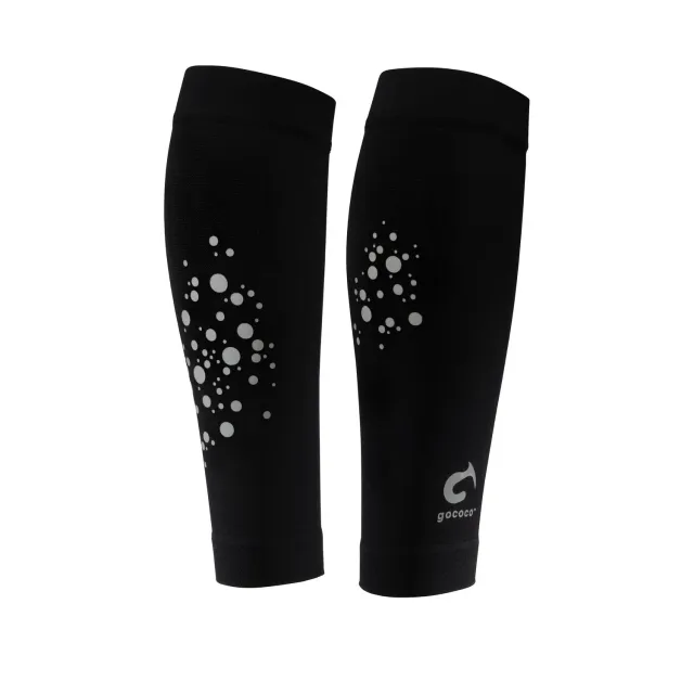 Gococo Compression Calf Sleeves Superior svart sømløs