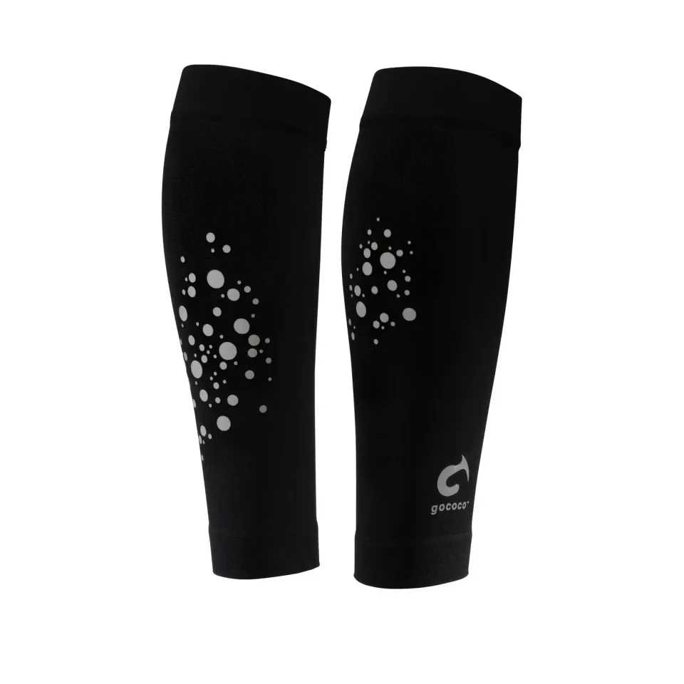 Gococo Compression Calf Sleeves Superior svart sømløs