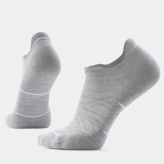 Smartwool Run Low Ankle løpesokker lysegrå pute