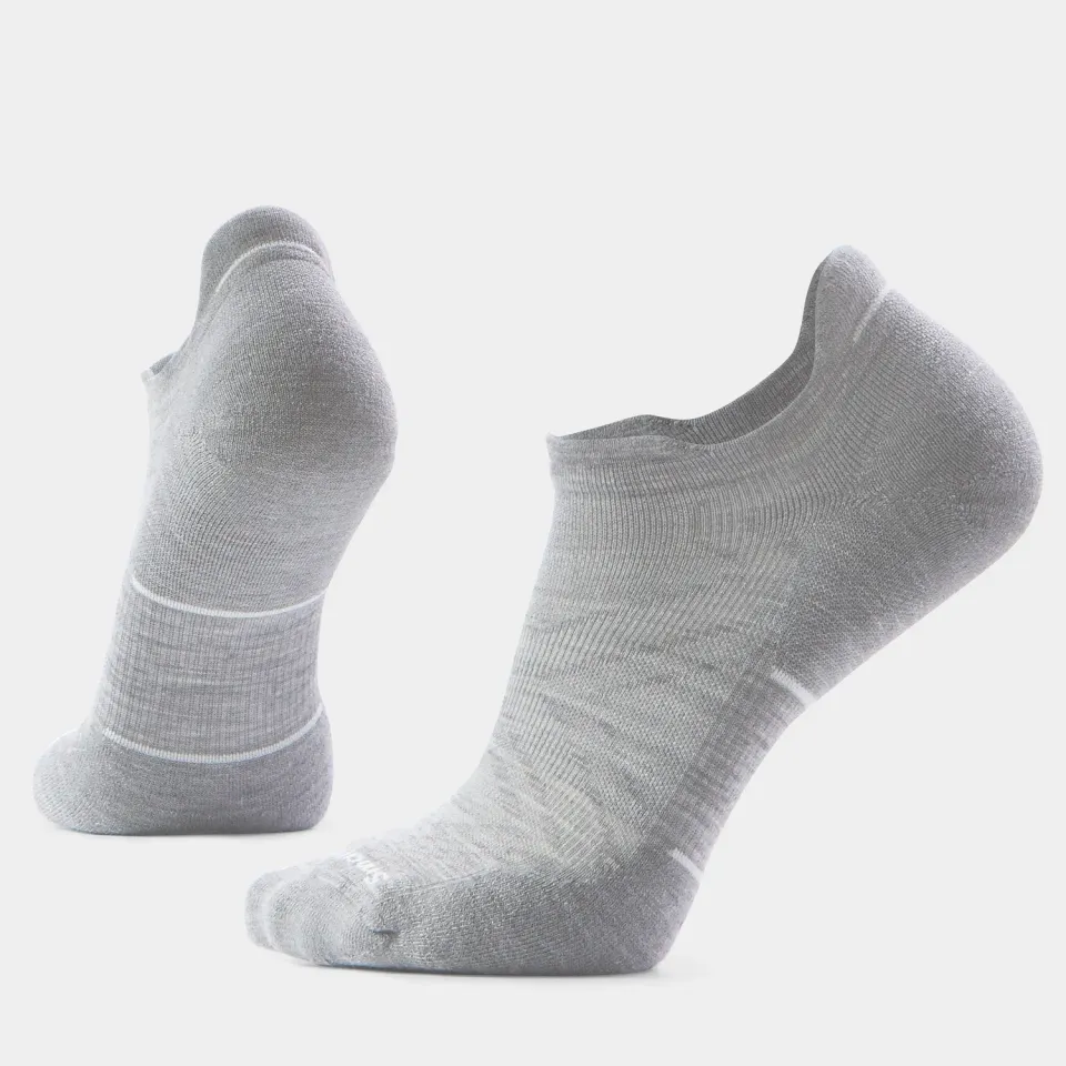Smartwool Run Low Ankle løpesokker lysegrå pute