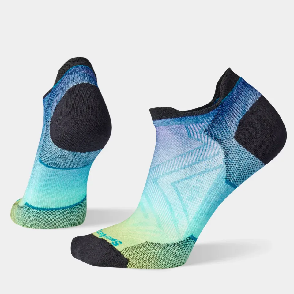 Smartwool Run Ombre Print ankel løpesokker dame capri