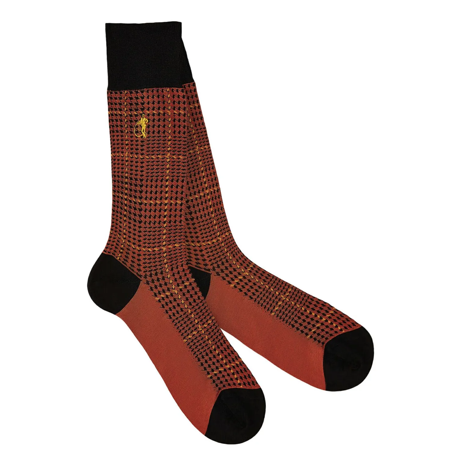 London Sock Company Ottaway sokker 3 par rutete bomull