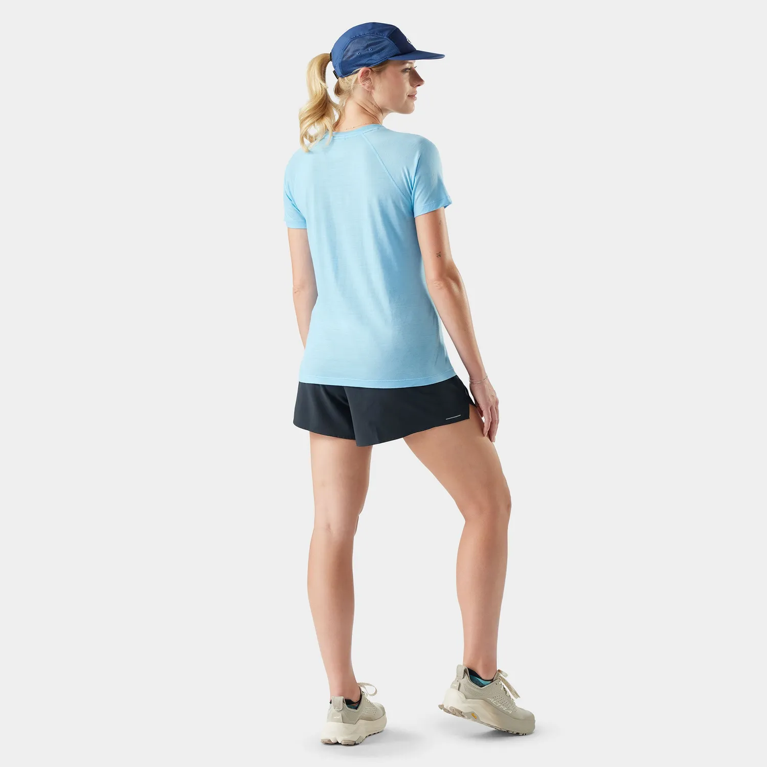Smartwool Active Ultralite t-skjorte dame baltic sea ull