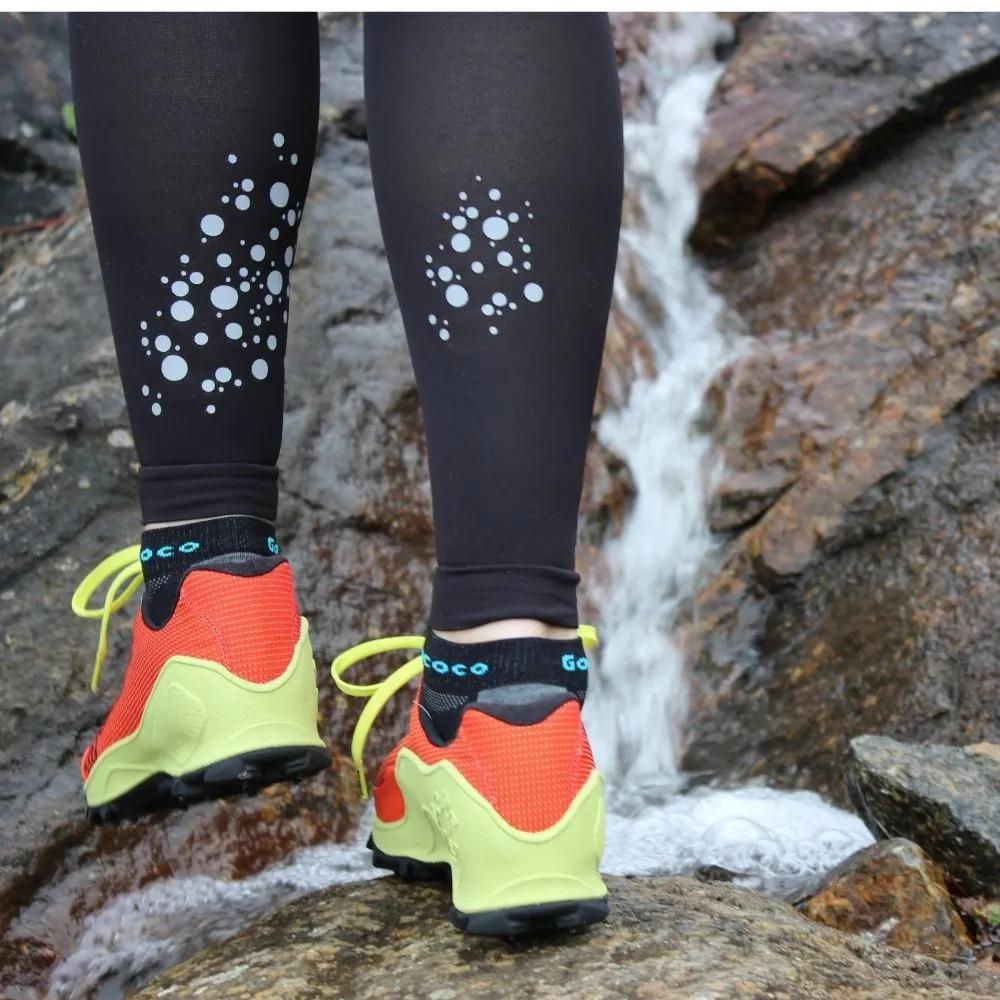 Gococo Compression Calf Sleeves Superior svart sømløs