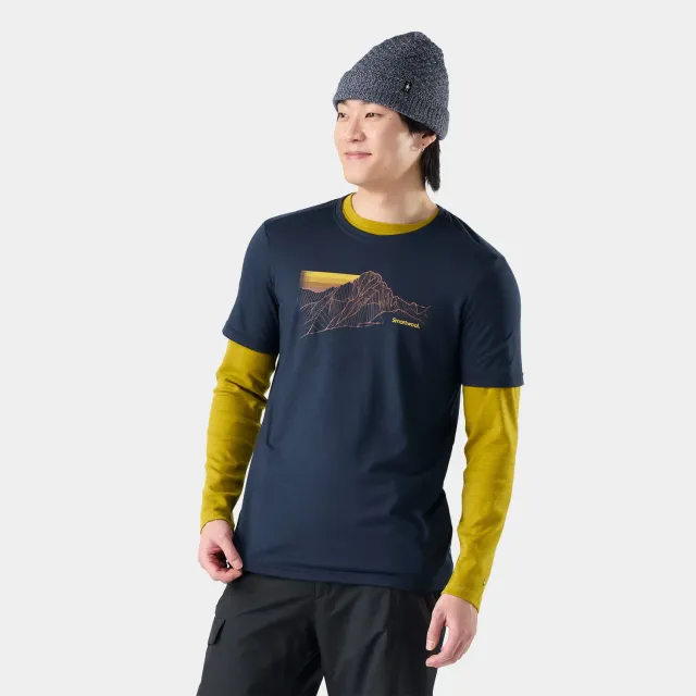 Smartwool Alpine Trace t-skjorte deep navy merinoull