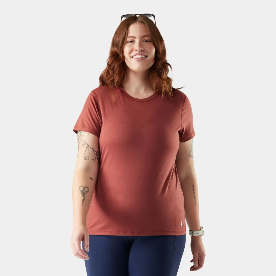 Smartwool Merino Short Sleeve Tee Plus t-skjorte Burnt Sienna ull