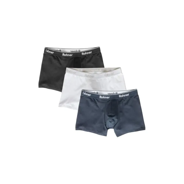 Rohner Boxershorts 3-pack herre multicolor bomull