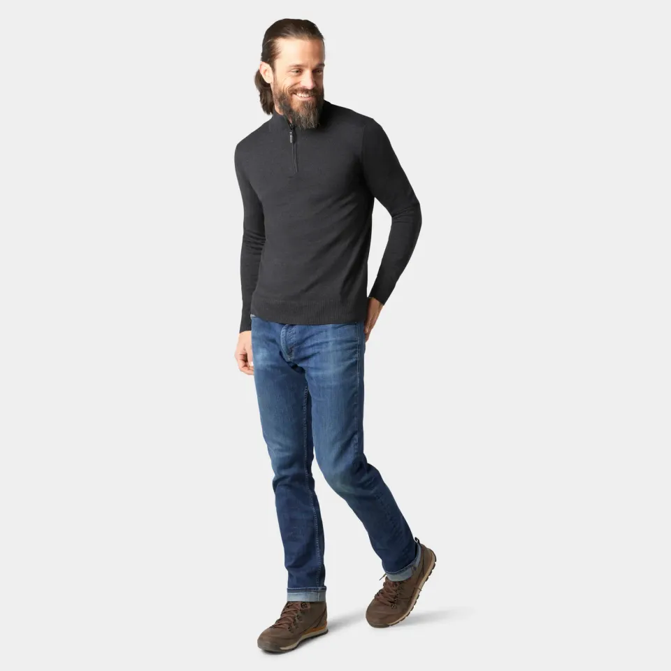 Smartwool Sparwood 1/4 Zip genser charcoal ull
