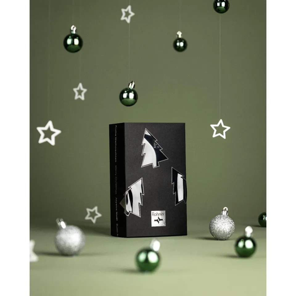 Rohner X-Mas Box SupeR WO herresokker 3-pk