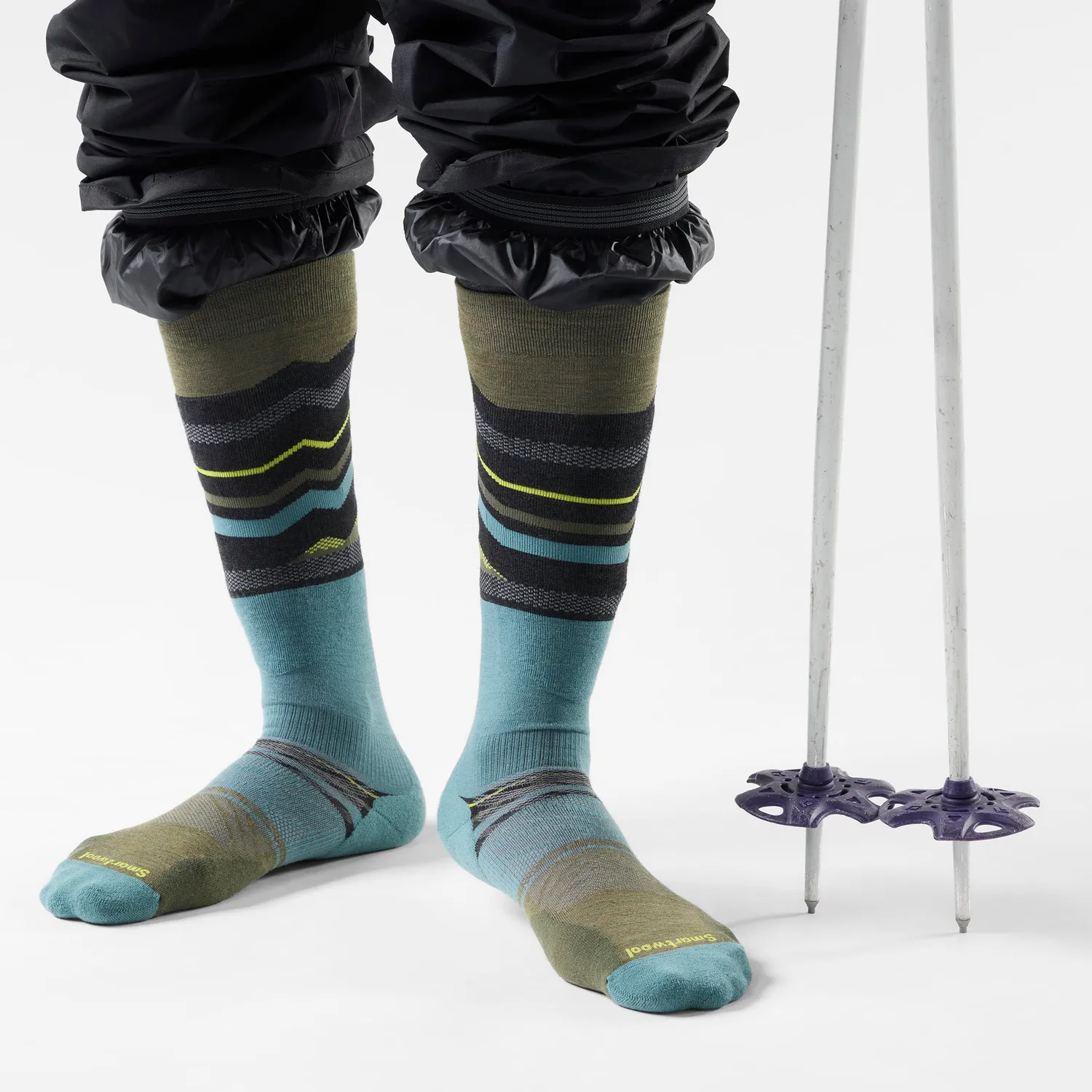 Smartwool Ski Expanding Horizons OTC skisokker winter moss ull