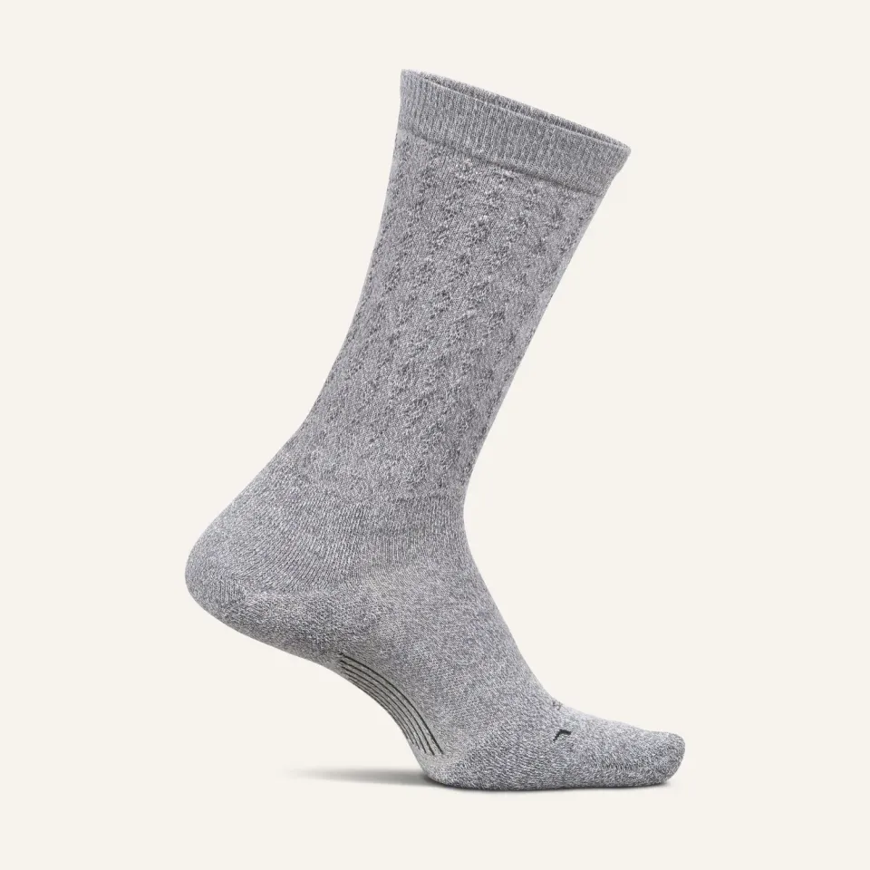 Feetures Everyday Max Cushion Crew sokker plush taupe