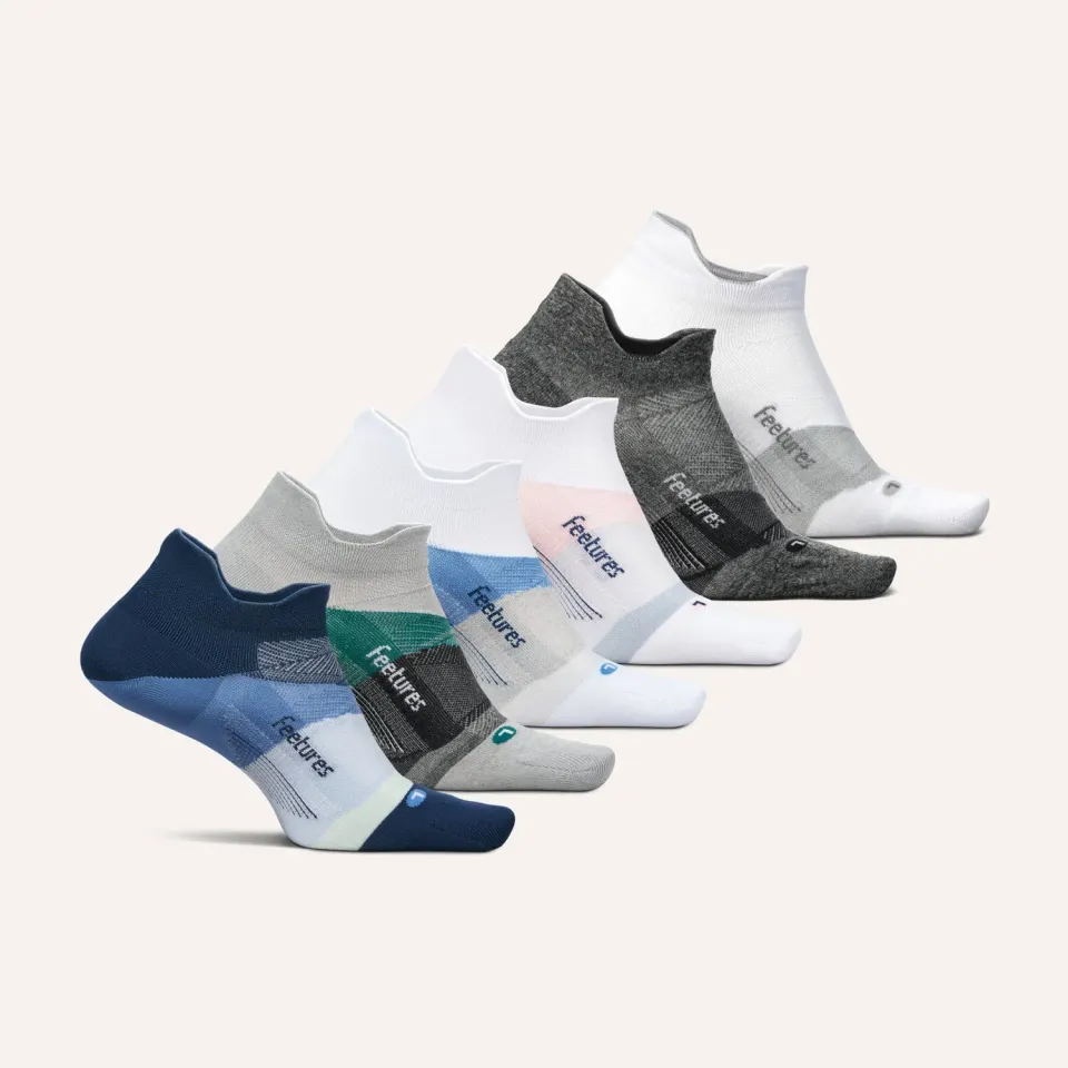 Feetures Elite Ultra Light Tab løpesokker 6-pk pustende