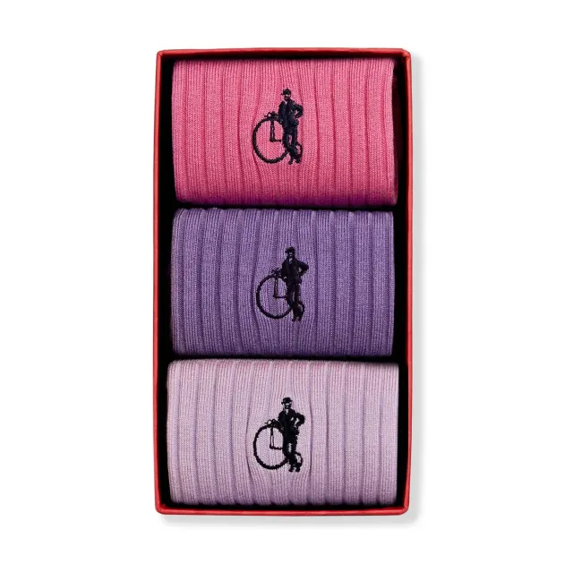 London Sock Company Simply Pastels I sokker 3-pack pastell