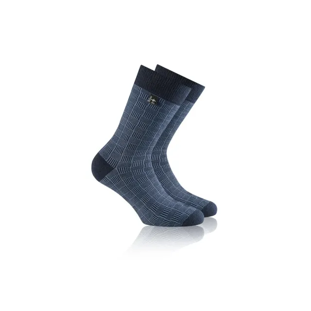 Rohner Fashion Navy Dark sokker 070 forsterket hæl