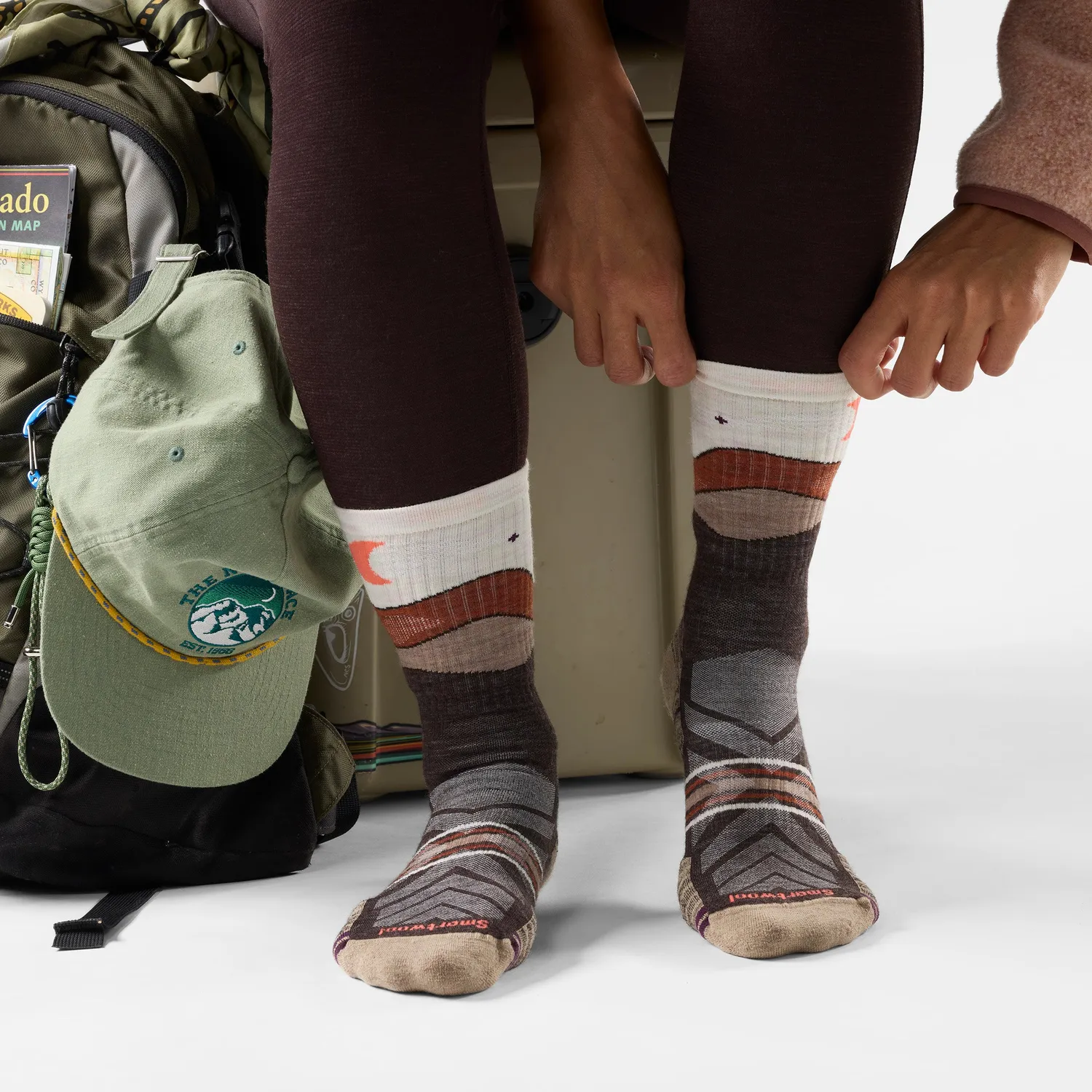 Smartwool Hike Lunar Trek Crew tursokker chestnut