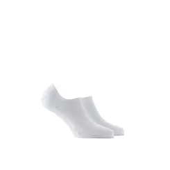 Rohner Footies sneakersokker hvit 39-42 2-pakn bomull